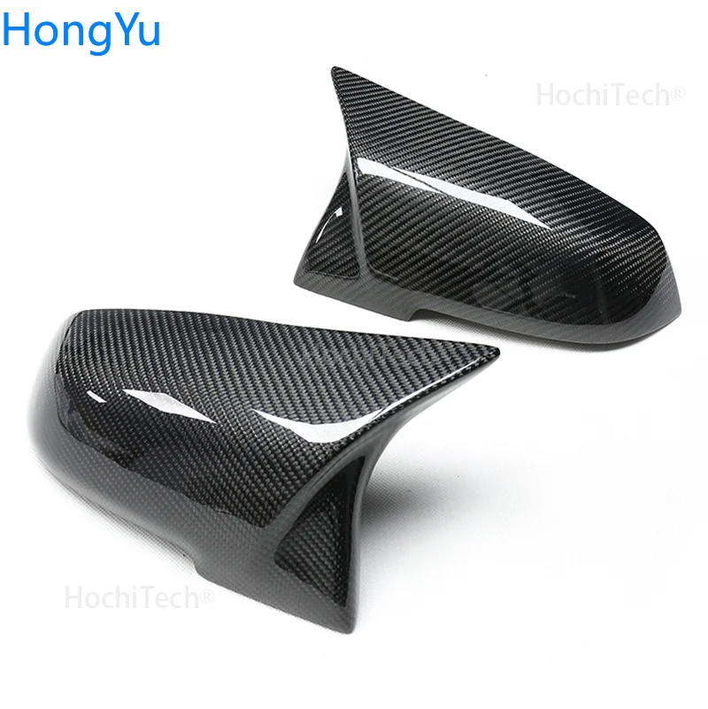 For BMW 1 2 3 4 X Series Rear View Side Mirror Cover F20 F21 F22 F23 F30 F32 F36 X1 E84 F87 M2 Carbon fiber pattern Accessories