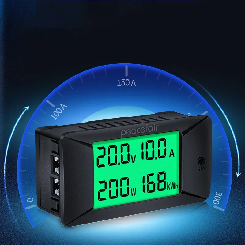 

PZEM-025 DC Display Digital Volt Meter Car Bidirectional Ammeter Power Kwh Watt Meter 300v 50A/100A/300A Shunt Bulit-in 5.0 5 Re