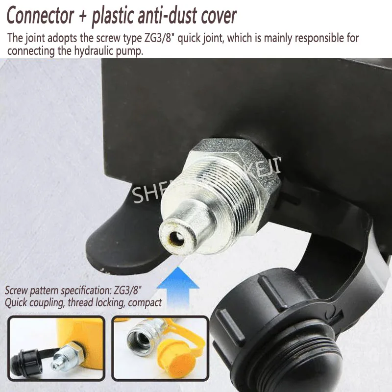 

Hydraulic Pump Oil Circuit Control Distribution Valve Hydraulic High Pressure Two-Way Valve Oil Circuit Splitter 1pc