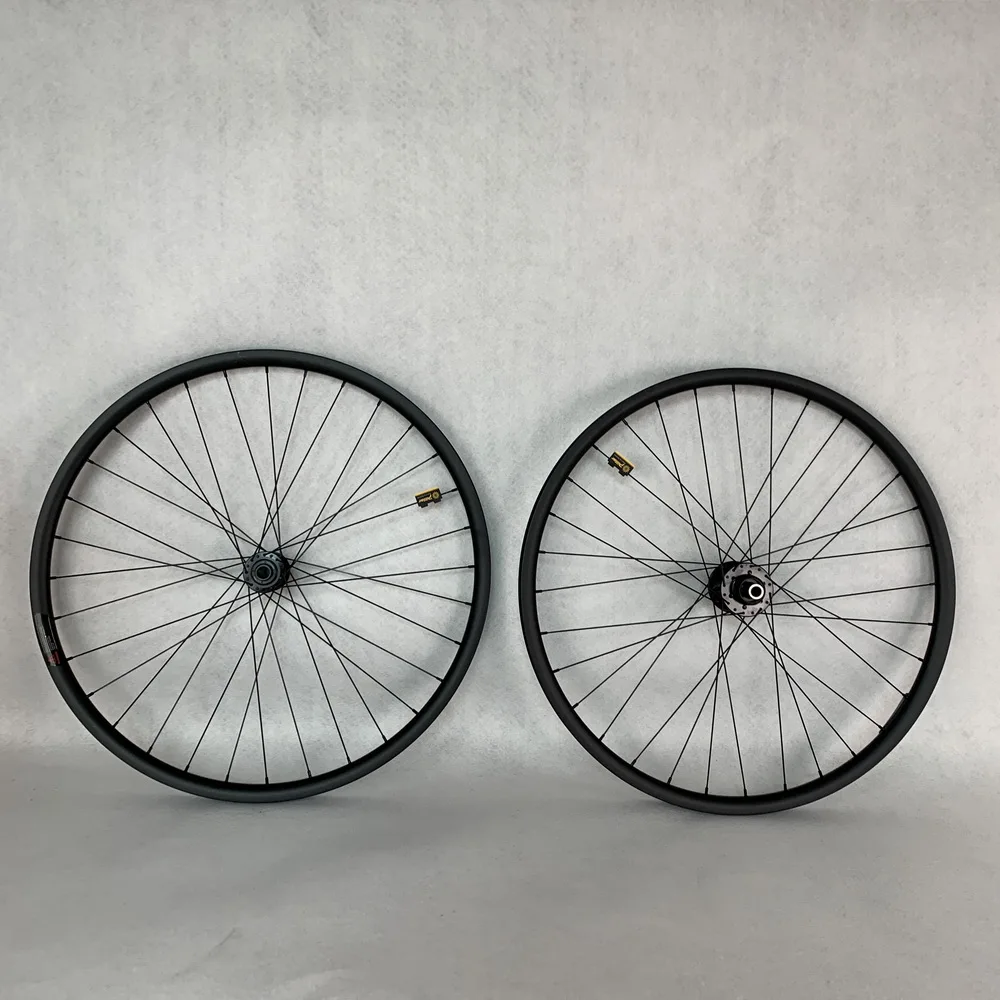 Seraph XC MTB UD Matte Wheelset Stock 27.5er 12-Speed Front 15*110mm, Rear 142*12mm With Micro Spline Freehub Body