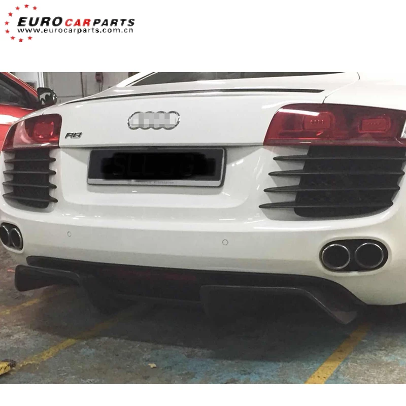 R8 LB performance rear diffuser fit for AD R8 to LB WORKS style R8 Artisan style  carbon fiber diffuser for R8 3pcs carbon fiber