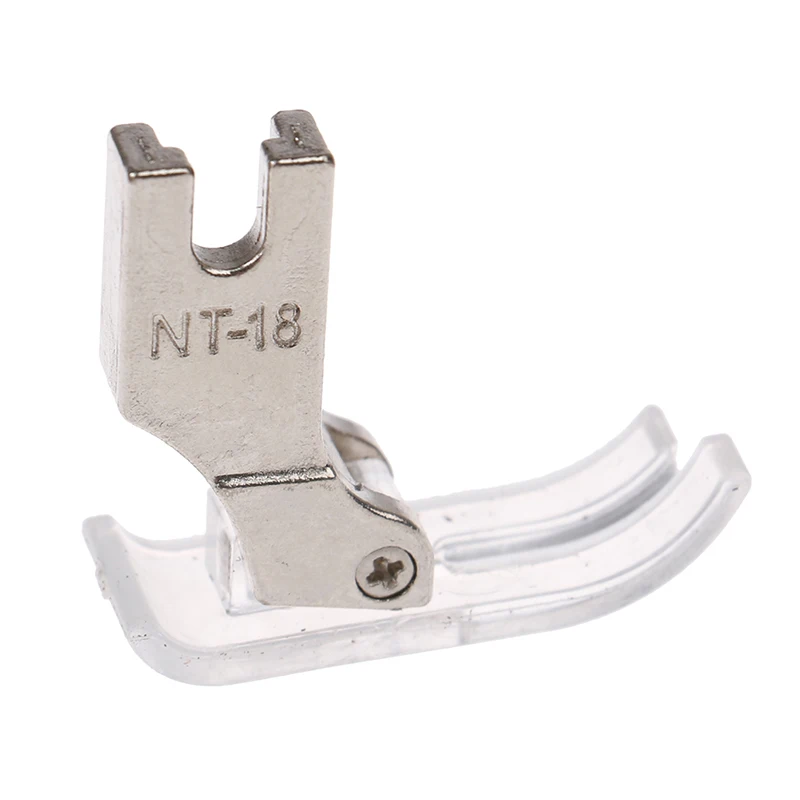 1pc Industrial Sewing Machine Presser Foot Lockstitch Sewing Machine Special Wear-resistant Plastic Plate Presser Foot NT-18