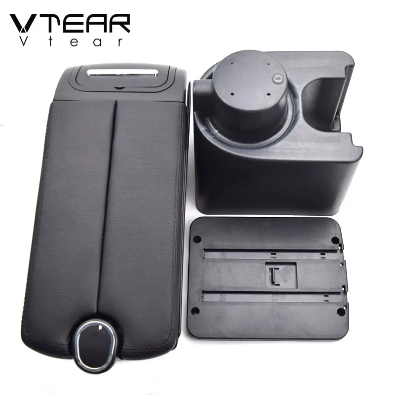 

Vtear Armrest Interior Center Console Storage Box Arm Rest Car-styling Decoration Accessories For Chevrolet Aveo Sonic Lova T250