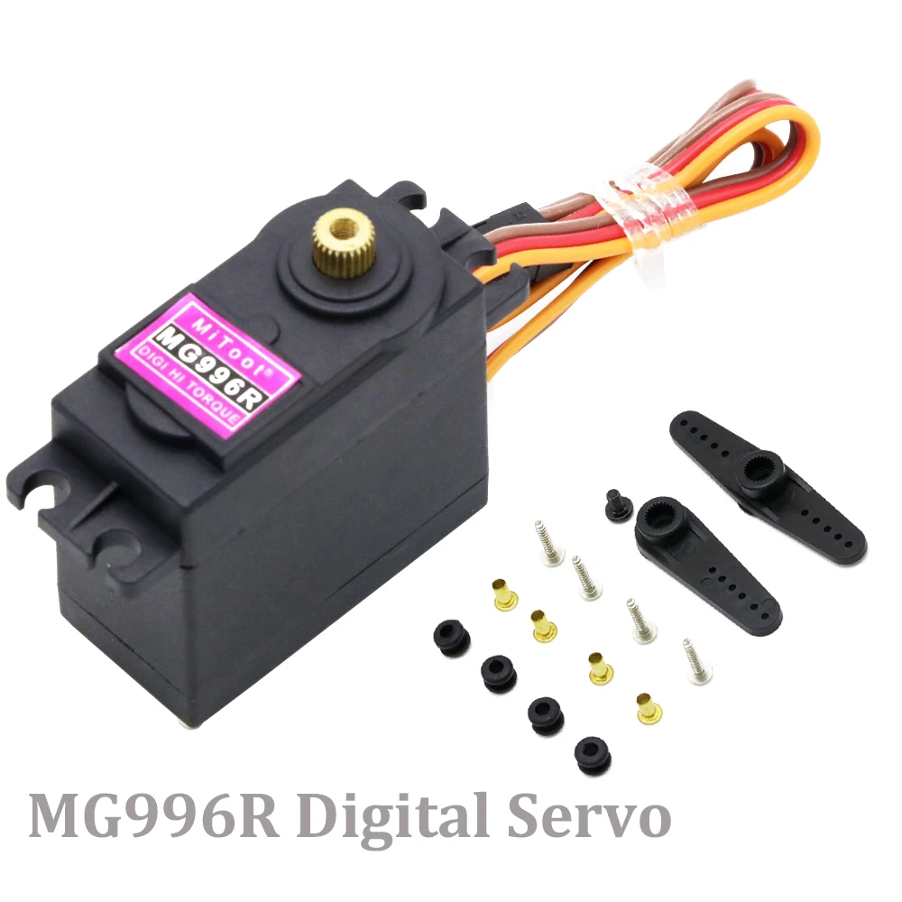 1pcs High Torque MG996R 4.8-6.0V Digital Servo With Metal Gear For Futaba JR 1/8 1/10 RC Car Helicopter Robot Arduino UNO DIY