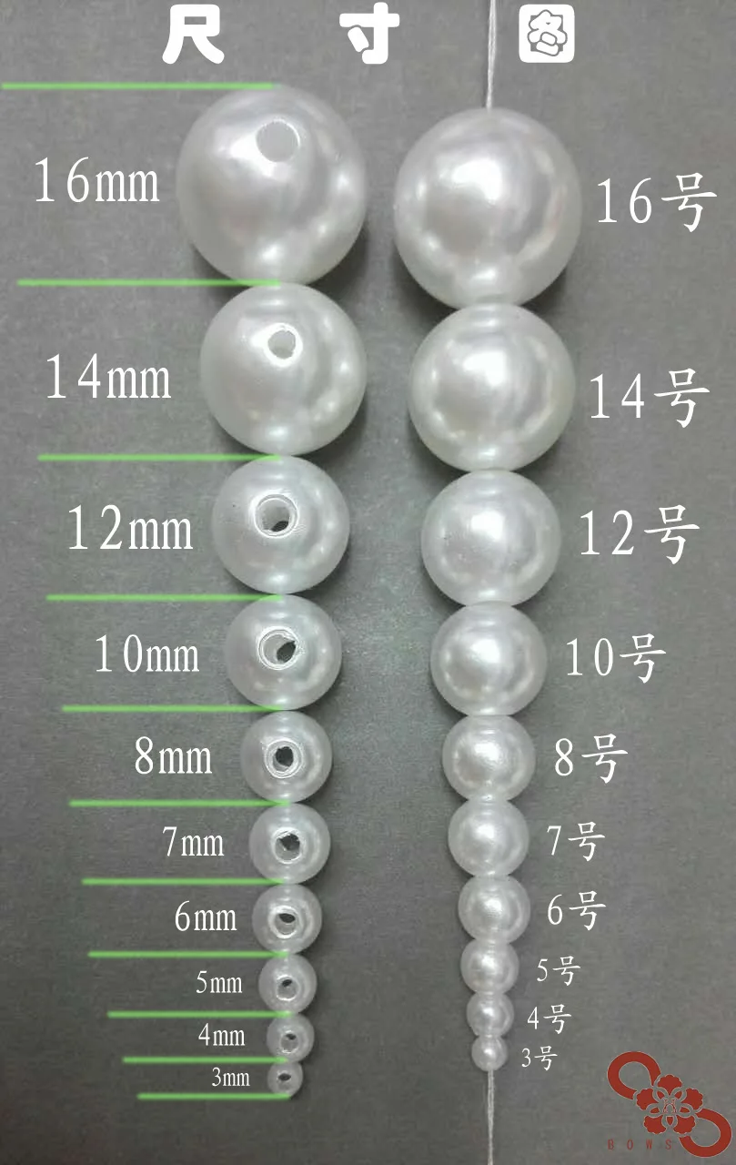 4/6/8/10/12/14/16/18/20mm Acrylic Beads Round Shape Loose Spacer Beads For Jewelry Making DIY Charms Necklace Accessories