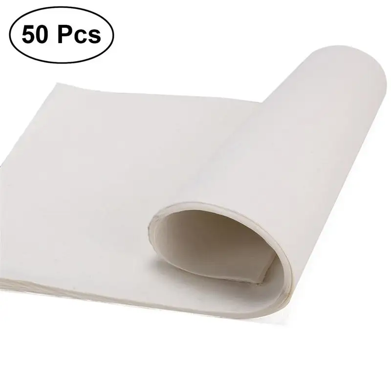 Papier de riz Xuan pour la pratique de la peinture, feuilles de pratique pour pinceau, papier chinois vierge, 50 feuilles