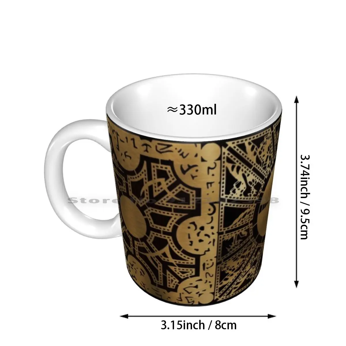 Lament Configuration Side A Ceramic Mugs Coffee Cups Milk Tea Mug Lament Configuration Hellraiser Puzzle Box Cenobite Cenobites