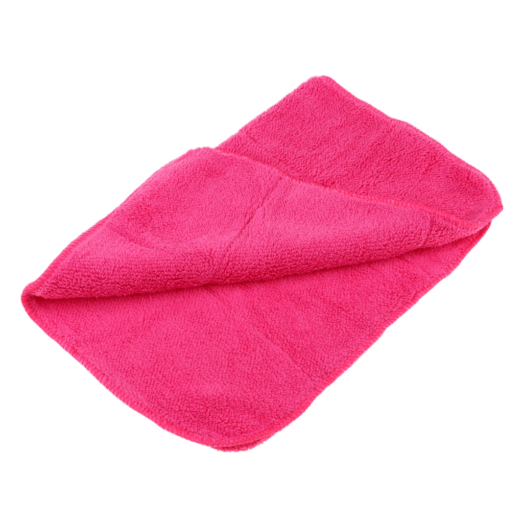 30x50cm/11.8x19.7inch Multi-Functional Microfiber Ice Skate Cover Cleaning Cloth Wiper Pink Blue Purple