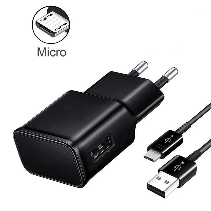 Fast Charger สำหรับ Xiaomi Redmi หมายเหตุ6 5 Pro 4X 5 Plus Adapter สาย Micro USB สำหรับ Samsung A10 a7 2018 M10 EU Wall Charger