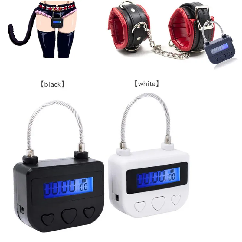 New Multipurpose Time Lock Padlock For Quit Smoking Stop Cell Phone Ankle Handcuffs Mouth Gag BDSM Bondage Adult Games Sex Toys