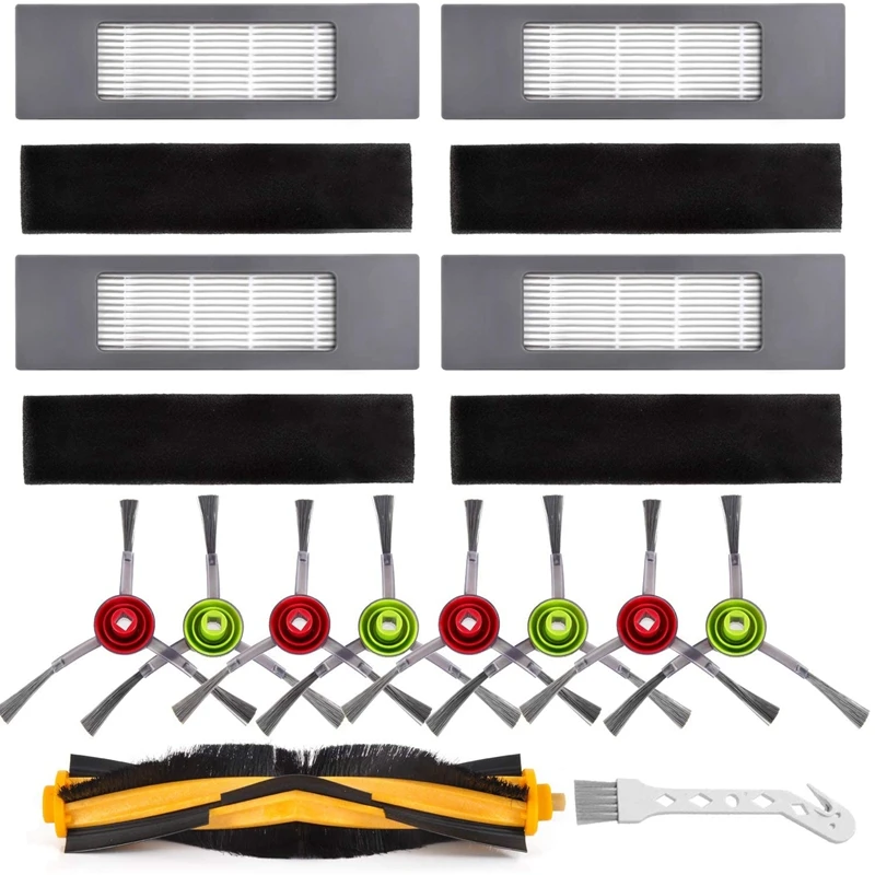 Sau Công Nguyên-Thay Thế Một Phần Bộ Ecovacs Deebot OZMO 920 Năm 950, T5, t8 AIVI Robot Hút Bụi Bộ Phụ Kiện Bàn Chải Bộ Lọc