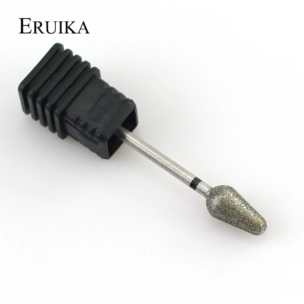 ERUIKA 1PCS Diamond Nail Boor 3/32 "Rotary Mills Cuticle Burr Accessoires Manicure Snijders Boor Nail Art Gereedschap