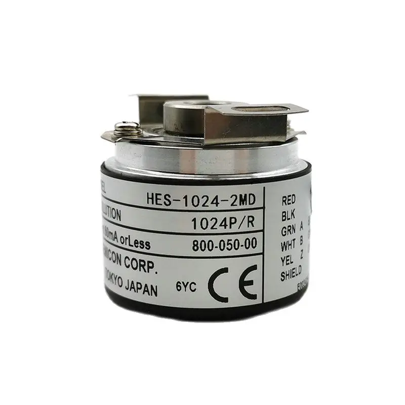 New NEMICON Encoder HES-02-2MD 2MHC 2MHT 6MM 8MM Hollow Shaft 2500PPR 1024PPR 1000PPR 360PPR Incremental Rotary Encoder