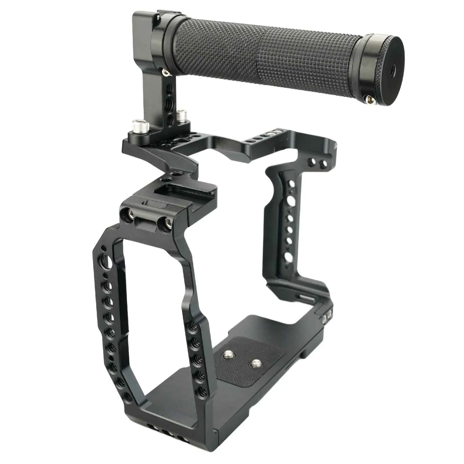 Imagem -06 - Gaiola de Câmera Magicrig para Câmera Bmpcc 6k Pro com Punho Superior de Borracha para Câmera de Cinema de Bolso de Design Blackmagic 6k Pro