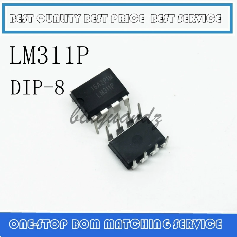 10PCS/LOT  LM311P DIP-8 LM311 Voltage comparator IC
