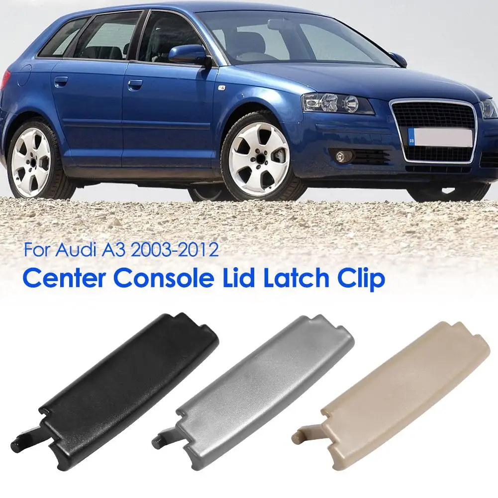 1/2Pcs Plastic Center Console Lid for Audi A3 8P Car Latch Clip Cover for Audi A3 Armrest Latch Clip Catch for A3 8P 03-12 Parts