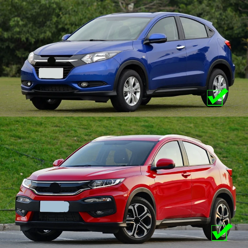 مجموعة اللوحات الطينية للسيارة المصبوبة لهوندا XR-V XRV Vezel 2015 2016 2017 2018 واقيات الطين والرذاذ واقيات الطين 4 قطعة #3