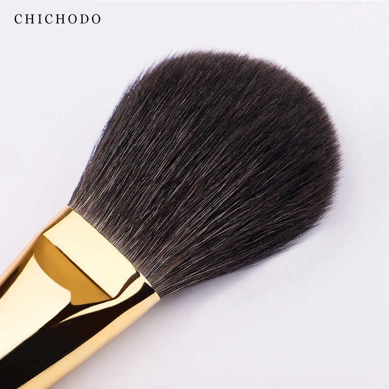 CHICHODO Makeup Brush-Luxurious Red Rose Series-High Quality Gray Rat Hair Powder&Blusher Brush-Face Cosmetic Tools-Natural Hair