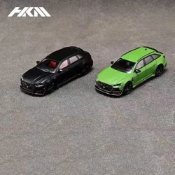 HKM 1:64 RS6(C8) AB-T Refit Series Alloy Simulation Model Car