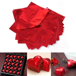 100pcs Foil Candy Package Paper Chocolate Foil Paper Wrappers Navidad Wedding Party Festival Decoration Christmas Tree Gifts