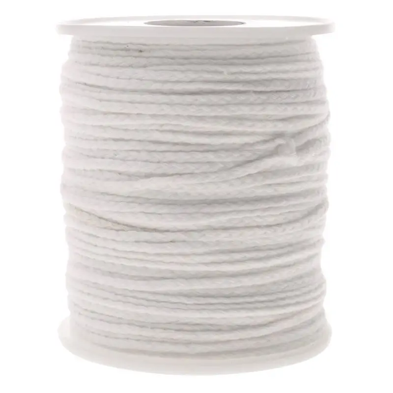 Candle wick, flat wick, round wick, lamp wick, coil - 61 M, for the production of candles