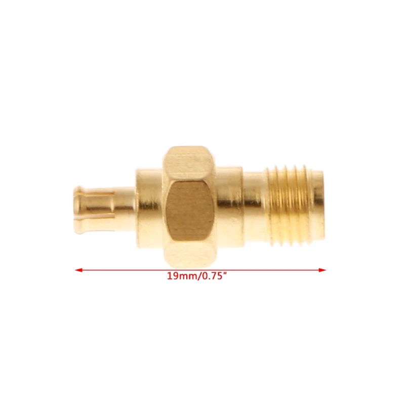 SMA Female To MCX Male Plug Straight RF Coaxial Adapter Connector Converter Y98E