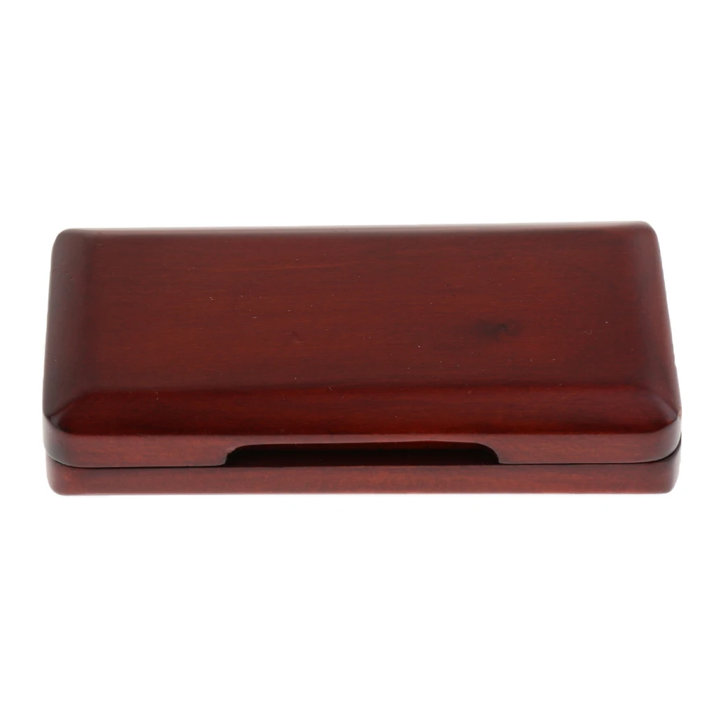 Wooden Oboe Reed Case Holder Box for 3pcs Reeds Hold Musical Gift Oboe Reed Case for 3pcs Reeds Strong Rosewood Oboe Reed Case