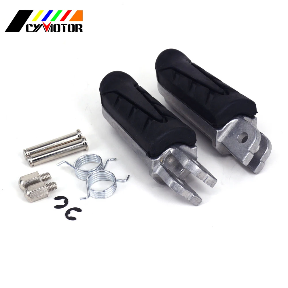 Motorcycle Front Footrest Foot Pegs For HONDA XL CB VT VTR NT CBF CBR NTV VFR 125 250 400 500 600 650 750 800 900 1000 1100 1300