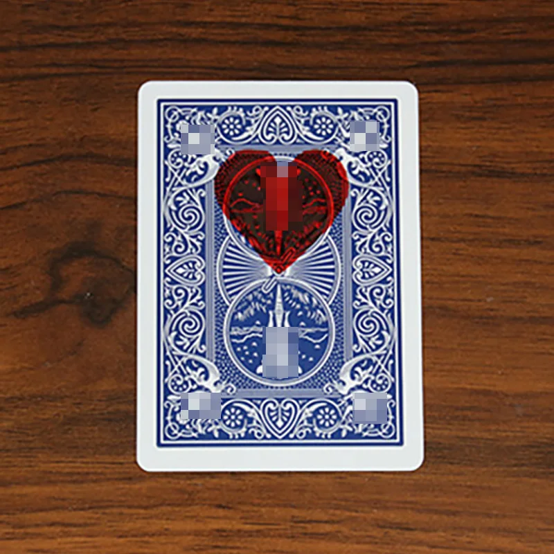 Smart Heart Magic Tricks Heart Disappearing Card Change Magia Magician Close Up Street Illusions Gimmicks Poker Mentalism Props