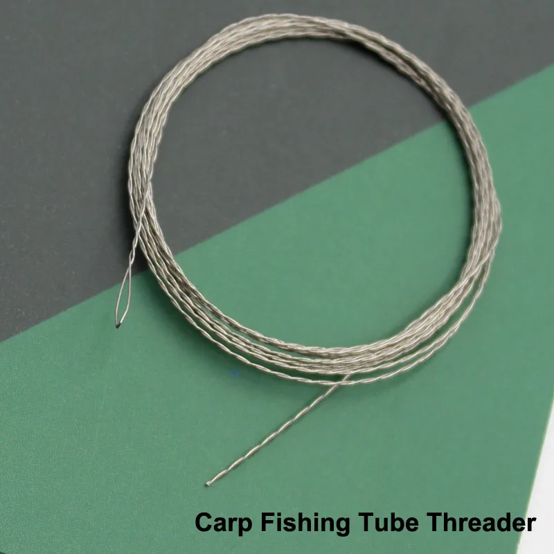 1PCS Carp fishing Accessories Tube Threader for Carp Helicopter Rig Tube Anti Tangle Sleeve Carp Coarse Fishing Tackle