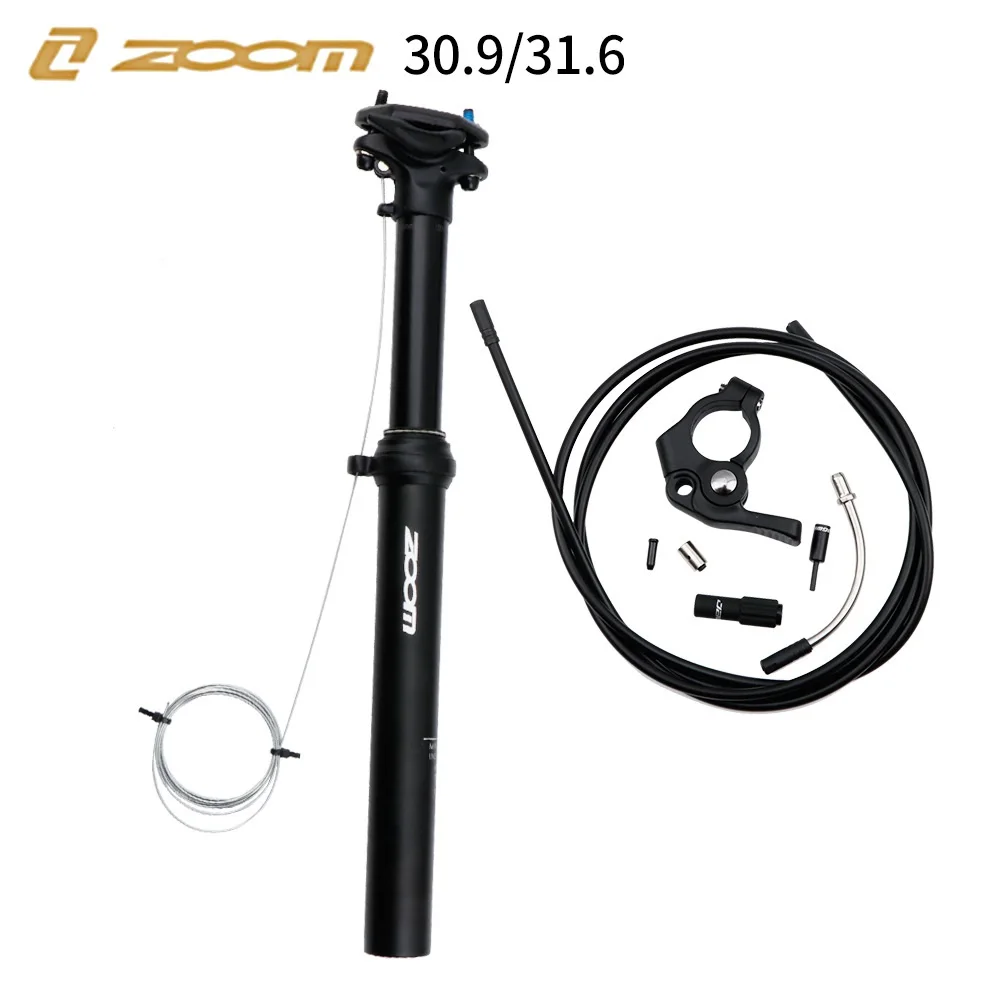 

Mountain Bike Dropper Seatpost Hydraulic Lifting Road Bicycle Remote Control Dropper Seatpost Height Adjustable 30.9/31.6mm100mm