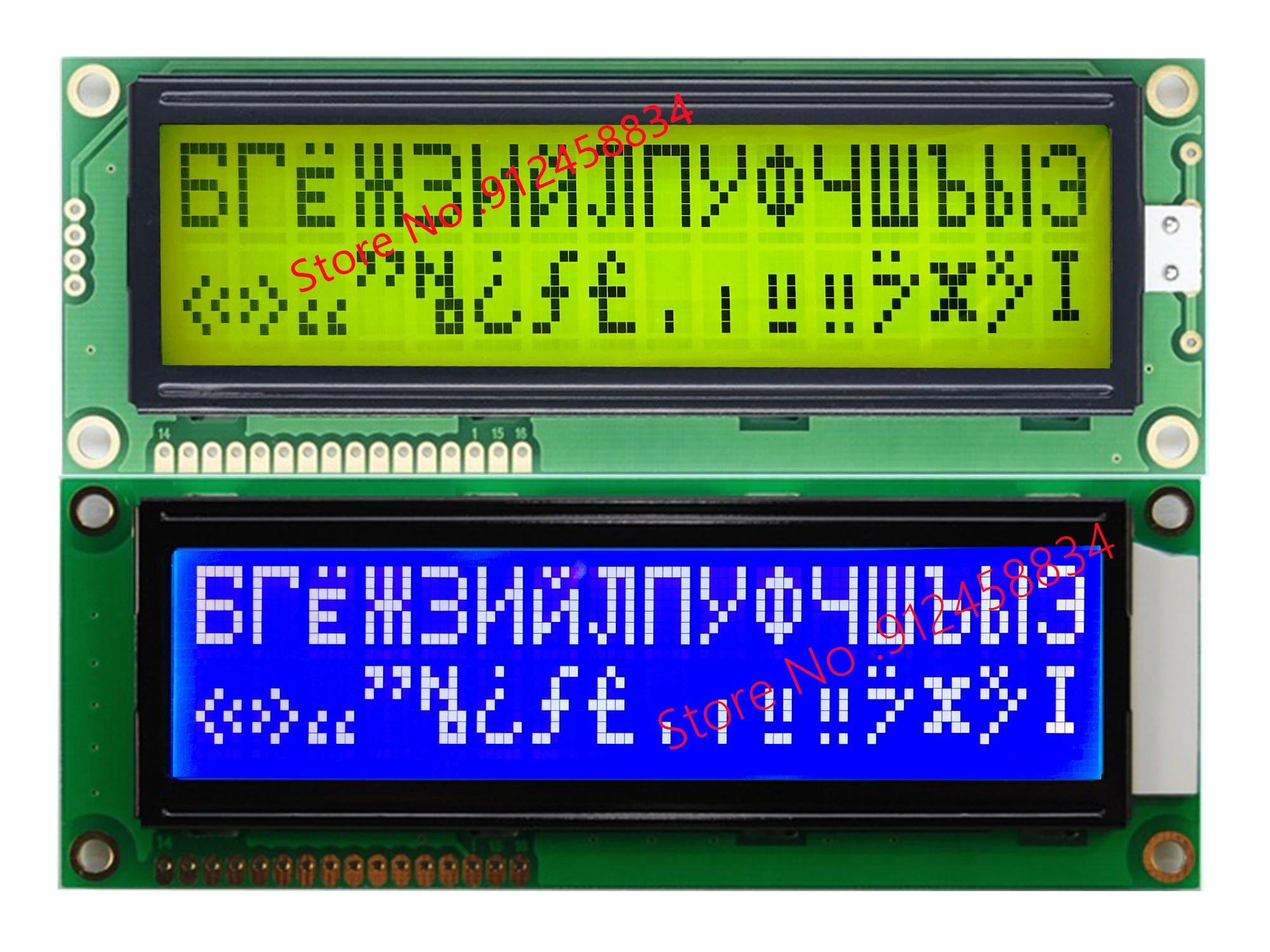 كبير كبير 16x2 1602 الروسية Cyrillic الخط شخصية شاشة الكريستال السائل STN الأزرق Cmpatible WH1602L-TMI-CT السفينة حرة