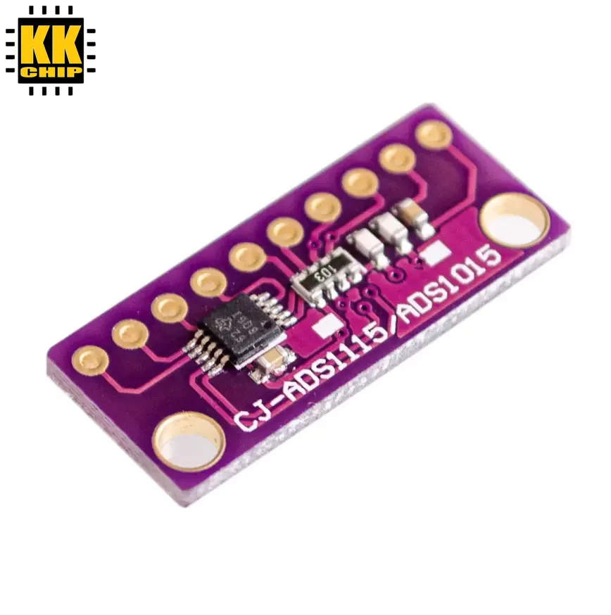 I2C ADS1115 16 Bit ADC 4 Canal Módulo com Amplificador Programável de Ganho, 2.0V a 5.5V para Arduino RPi