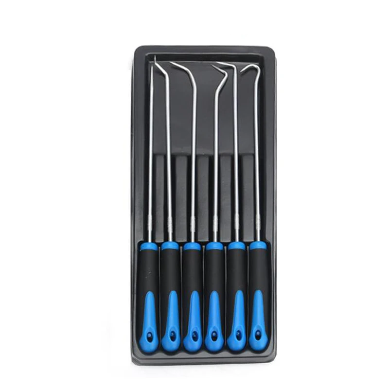 6PCS Pick Hook Set Durable Extra Long O-Ring and Seal Remover Craft Hobby Tool Color Randomly