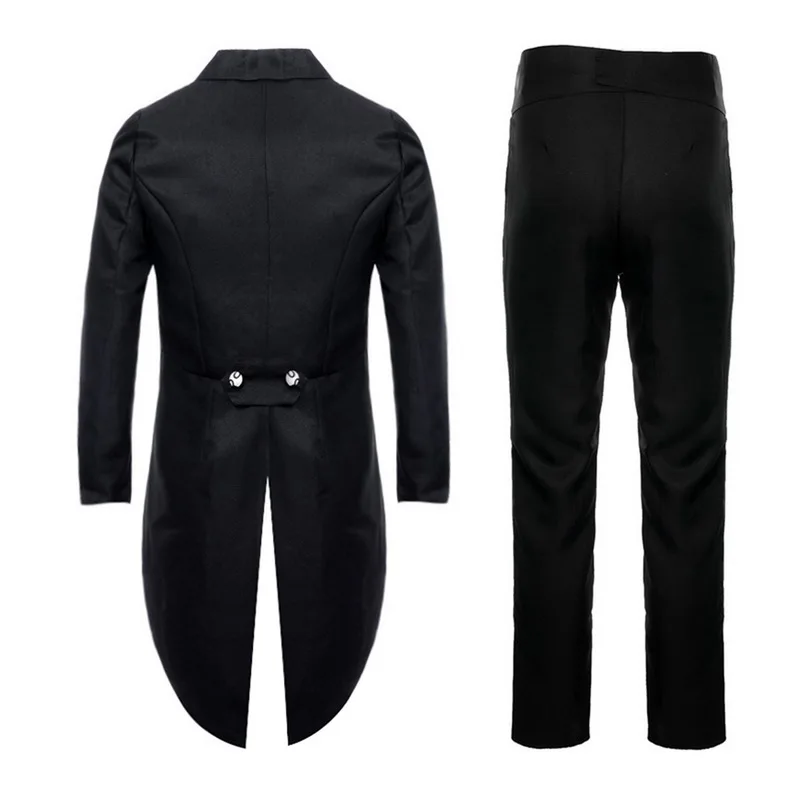 Negro Delgado – ensemble 2 pièces pour homme, costume formel pour business, Blazer, pantalon de bureau, Cosplay