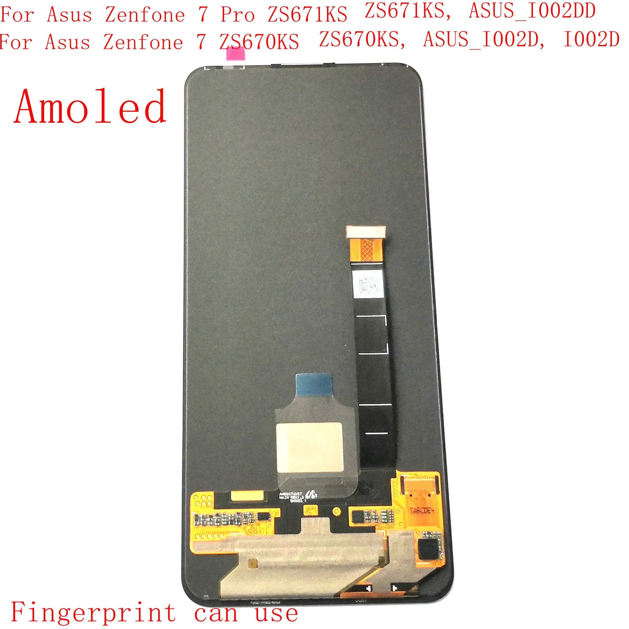 Amoled For Asus Zenfone 7 ZS670KS I002D Lcd Screen Display Touch