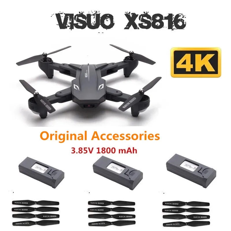 

XS816 Drone Battery 3.85V 1800mAh /Propeller Blade / For XS816 Drone Spare Parts Original Accessories