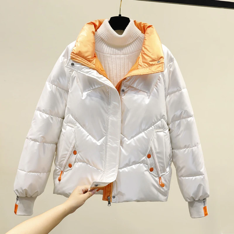 Cheap wholesale 2021 autumn winter new fashion casual warm jacket female bisic women coats Lady overcoat woman parka Vy21066