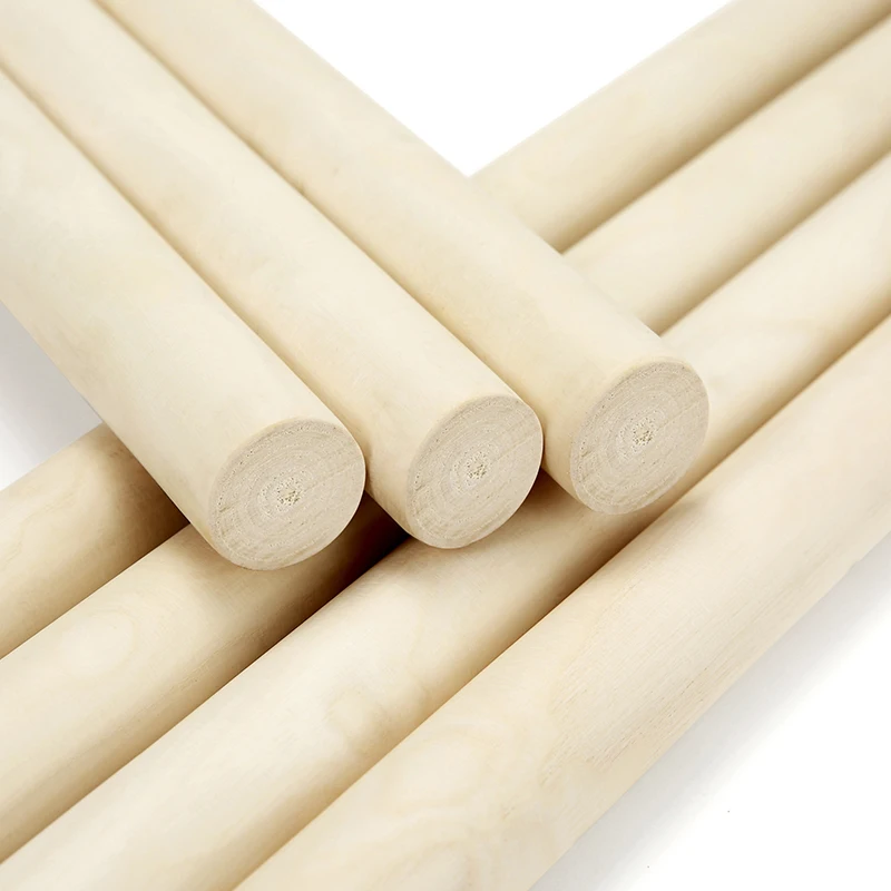 Woodworking Craft Baila Gun White Wax Wood Staff Qi Mei Cudgel Kung Fu Taolu Staff  Nangun (Southern Staff) Gunshu(Cudgel)