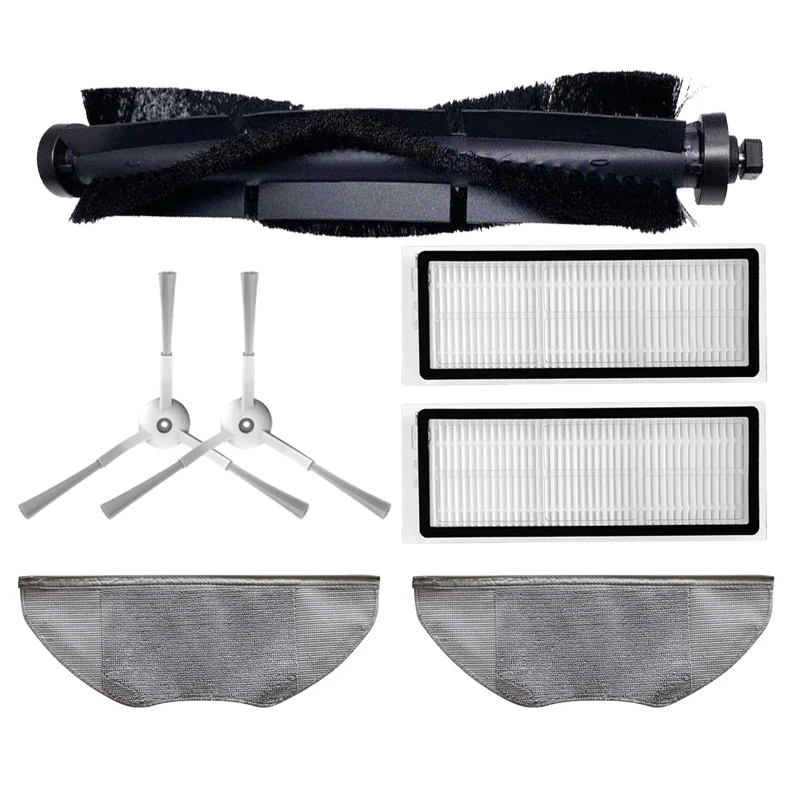 الفرشاة الجانبية للفرشاة الرئيسية الدوارة ، فلتر HEPA ، قماش ممسحة ، مجموعة خرقة لـ 360 S6 Pro X95 مكنسة كهربائية روبوتية ، ملحقات قطع الغيار