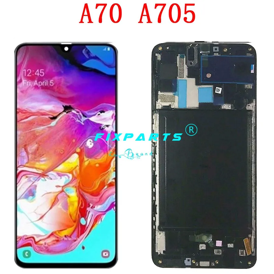 For SAMSUNG GALAXY A10 A105 A20 A205 A30 A305 A40 A405 A50 A505 A60 A606 A70 A80 A10 M10 M20 LCD Display Touch Screen With Frame