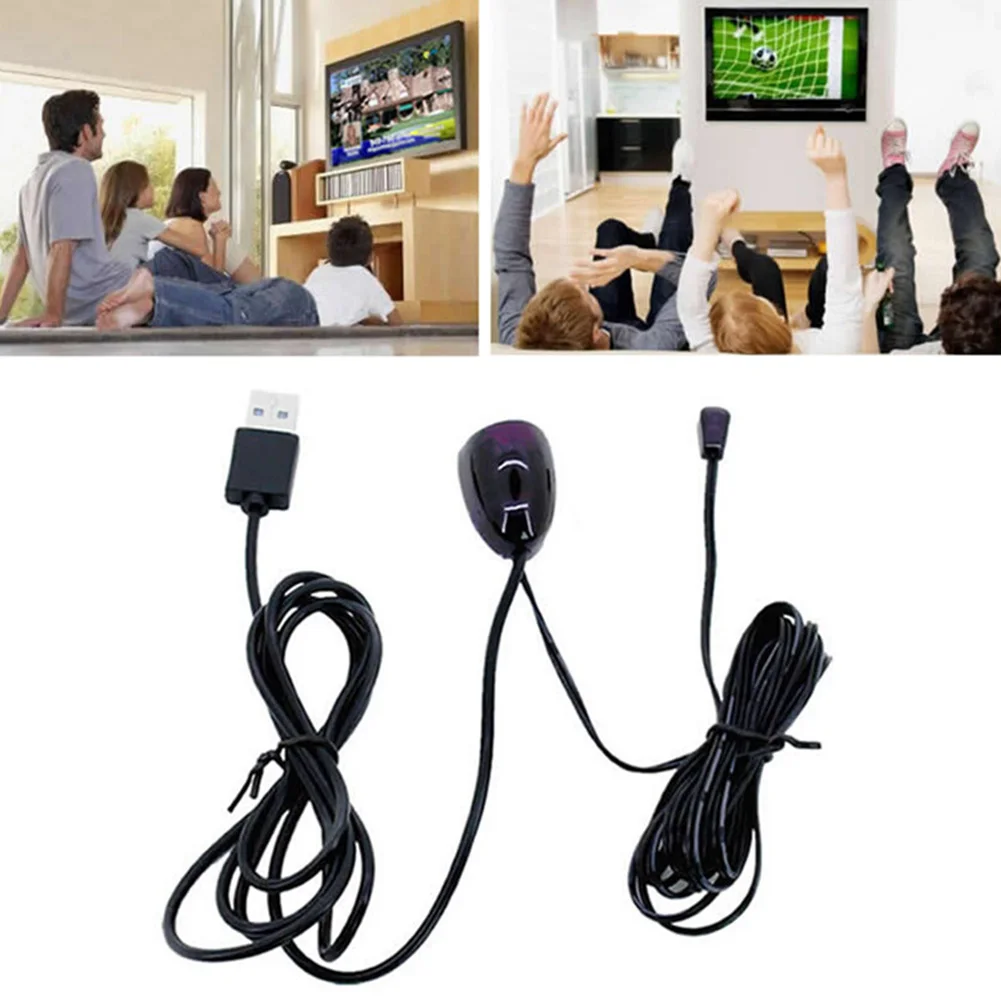 New Practical USB Adapter Infrared IR Remote Extender Repeater Receiver Transmitter Applies to All Remote Control Devices #