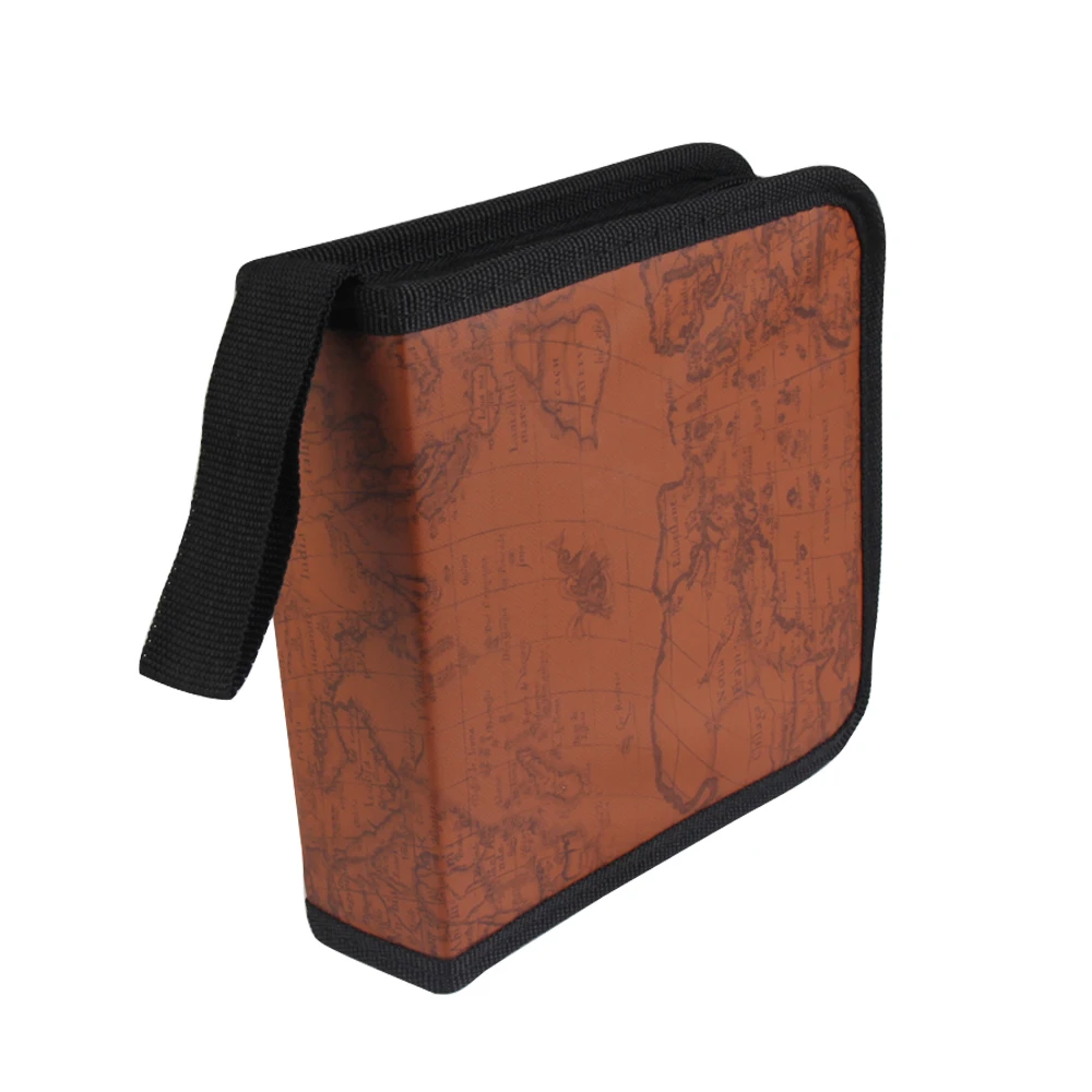40pcs Disc CD DVD Capacity Case Storage Holder Carry Case Organizer Sleeve Wallet Cover Bag Box CD DVD Storage Cover Accessory
