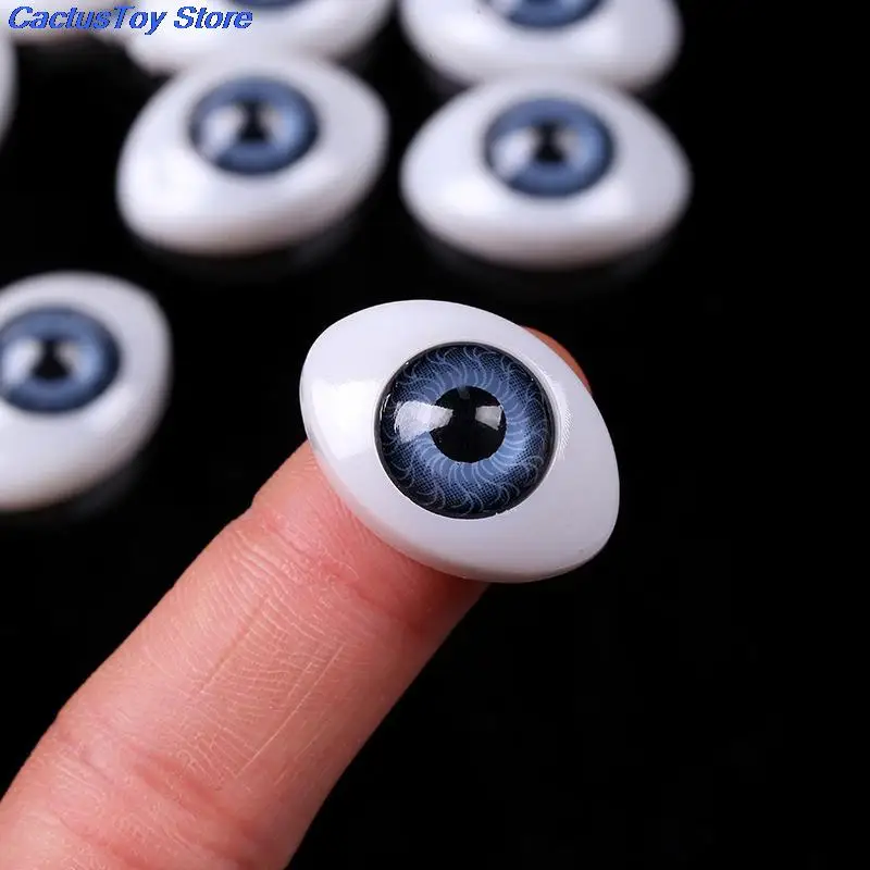 10pcs/pack Plastic Doll Safety Eyes For Animal Toy Puppet Making DIY Craft Doll Accessories 7mm 8mm 10mm 12mm Random Color