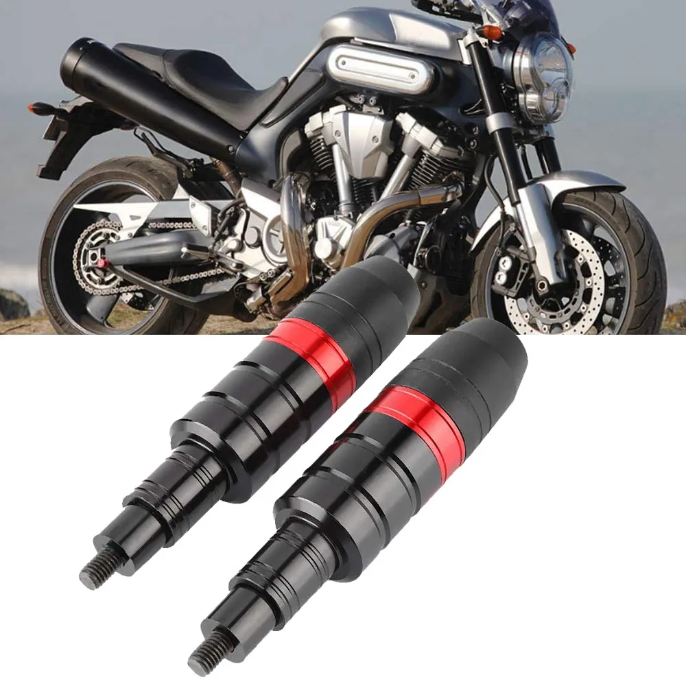 1คู่8Mm รถจักรยานยนต์เครื่องยนต์ Crash Scooter Anti Falling เลื่อนป้องกัน Rod Anti-Drop Stick บาร์ CNC อลูมิเนียม