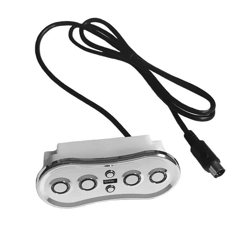 6 Button Round Electric Recliner Remote Control Switch Controller USB Charging Electric Sofa Controller for Home Bedroom