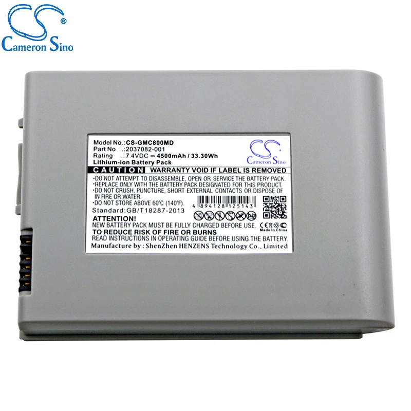 CameronSino 배터리 GE ECG MAC 800 fits GE 2037082-001 2039944-001 M2823-O 의료 교체 배터리 4500mAh/33.30Wh 7.40V