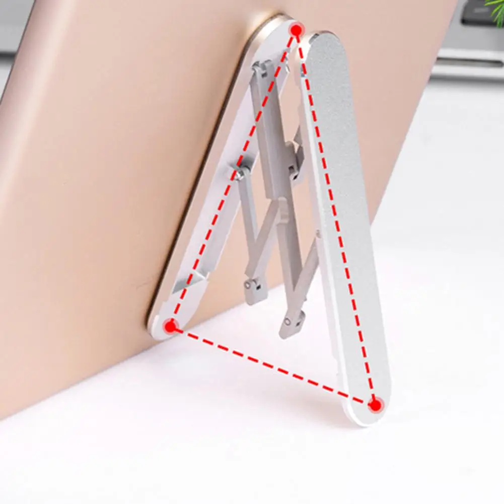 Tablet Kickstand Adjustable Aluminum Alloy Mini Foldable Tablet Stand Holder	for Living Broadcast