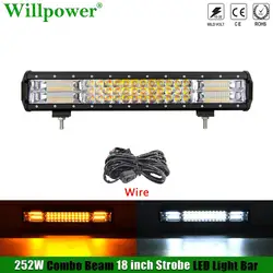 SUV Car Bullbar 252W 18