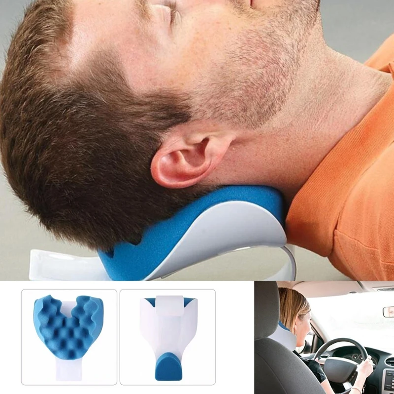 Sponge Shoulder Relaxer Neck Support Tension Relief Releases Muscle Tension Relieves Tightening Therapeutic Pain for Car